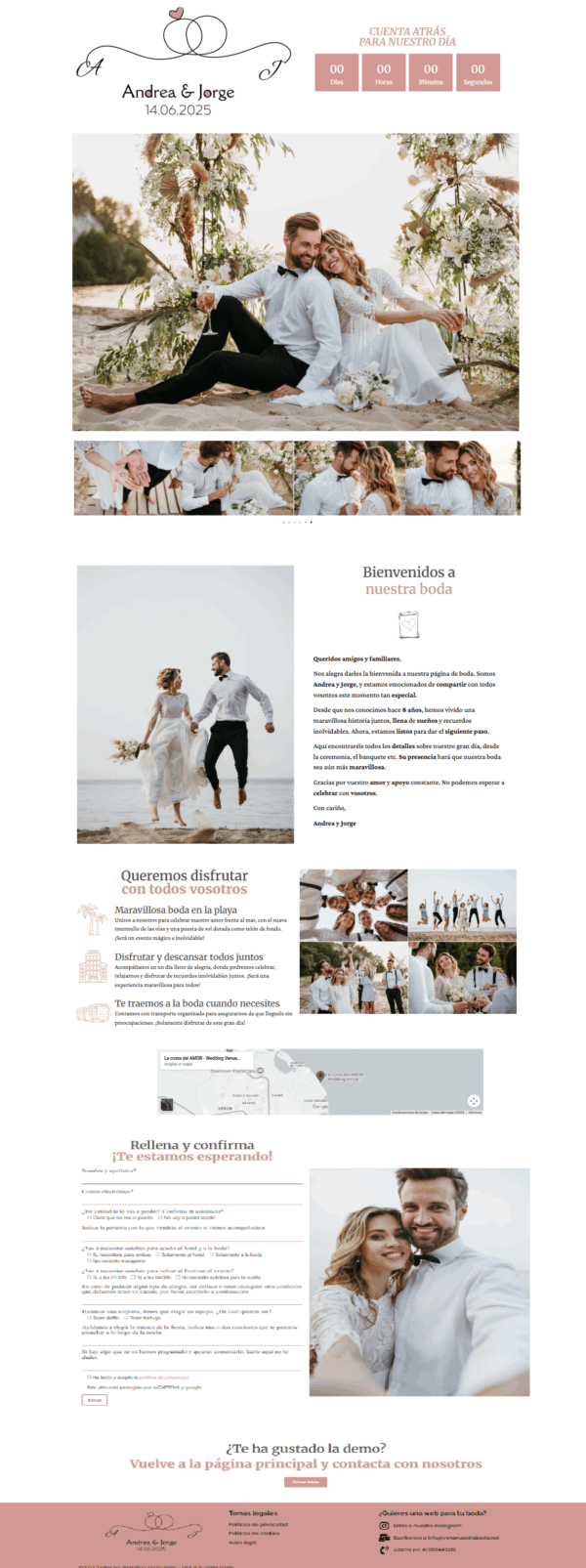 Andrea & Jorge - <br>Boda en la playa - Imagen 2